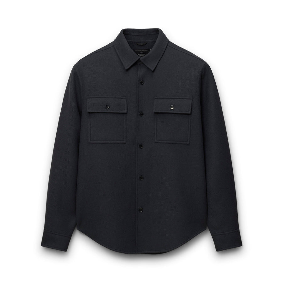 Double Face Wool Concourse Standard Overshirt