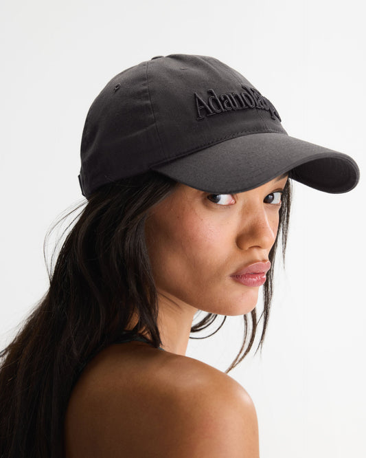 Embroidered Cap - Coffee Bean