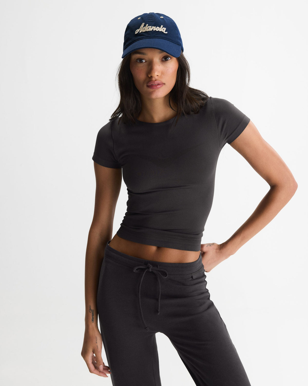 Applique Cap - Navy Blue