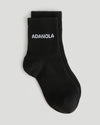 2 Pack Mid Length Socks - White/Black