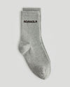 2 Pack Socks - Chocolate Brown/Light Grey Melange