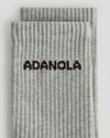 2 Pack Socks - Chocolate Brown/Light Grey Melange