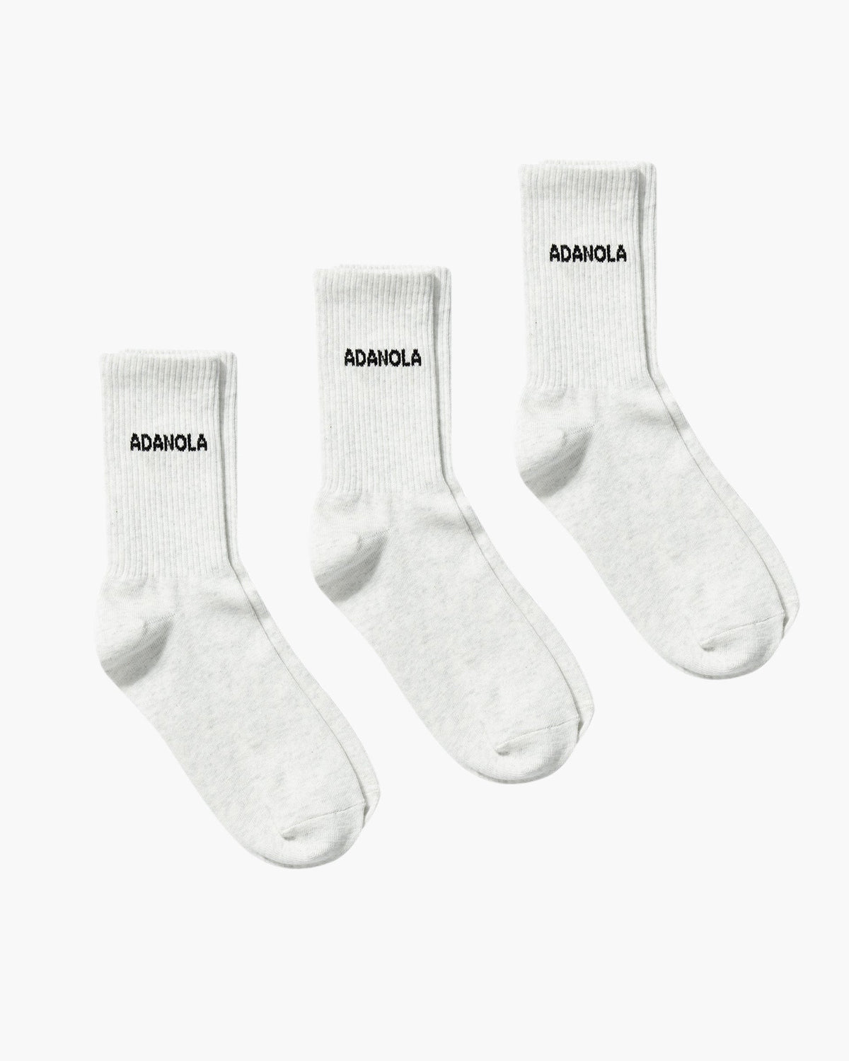 3 Pack Socks - Light Grey Melange