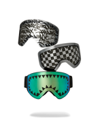 THE STREET MOUNTAIN SKI GOGGLES (INTERCHANGEABLE 3 LENSES)