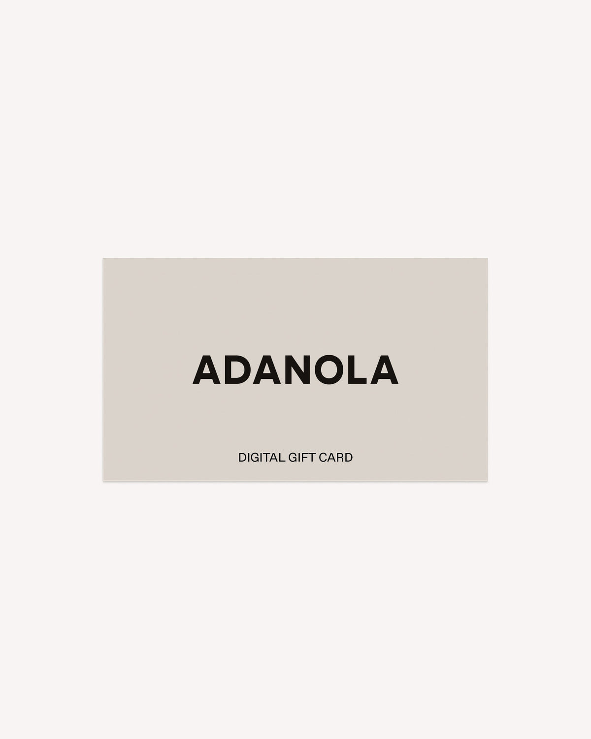 Digital Gift Card