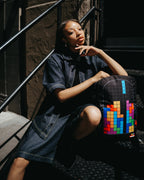 TETRIS WITH DIABLO AND MONEY BEAR BACKPACK