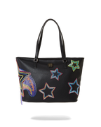 STAR RACER A.I.7 SANDFLOWER COLLAB BEADED TOTE