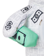 SPLIT THE CHECK (PEARL) MONEYBEAR TEDDYBEAR BACKPACK