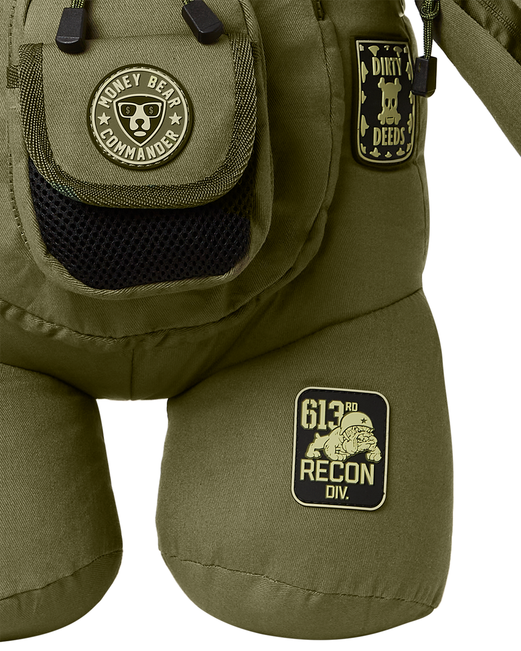 SPECIAL OPS FULL THROTTLE MONEYBEAR TEDDYBEAR BACKPACK