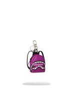 SMASH LOGO VIOLA BACKPACK KEYCHAIN