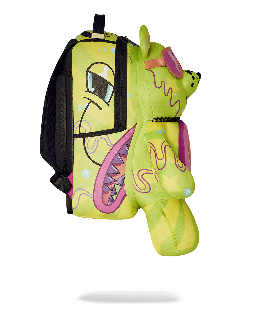 SLIME DIME MONEYBEAR TEDDYBEAR ON BACKPACK