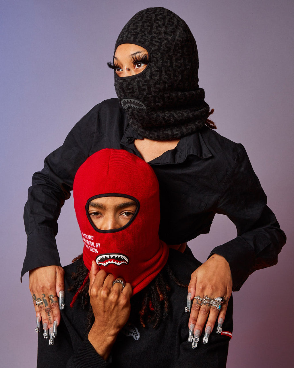 SHARK CENTRAL SKI MASK (RED)