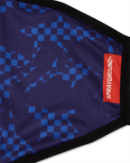 SHARK CHECK (BLUE) FACE MASK