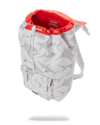 SHARK CHECK (WHITE) HILLS BACKPACK