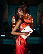 ROSE ALL DAY LA PALAIS CROSSOVER CLUTCH