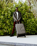 REALITY CHECK SHARKITECTURE FULL-SIZE JETBLACK LUGGAGE (GOLD HARDWARE)