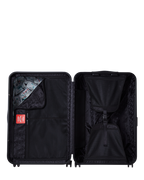 REALITY CHECK SHARKITECTURE FULL-SIZE JETBLACK LUGGAGE (GUNMETAL HARDWARE)