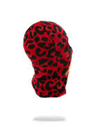 RED LEOPARD GOLD SHARK MOUTH SKI MASK