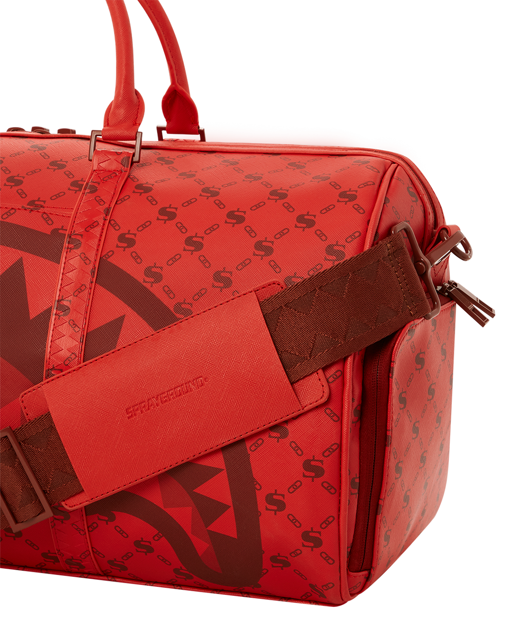 MONEY PATTERN BRICK DUFFLE