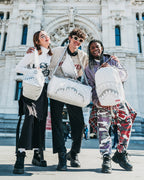 MONEY PATTERN POWDER MINI DUFFLE