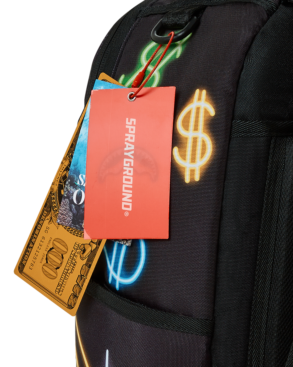 MONEY BEAR CITY LIGHTS BACKPACK