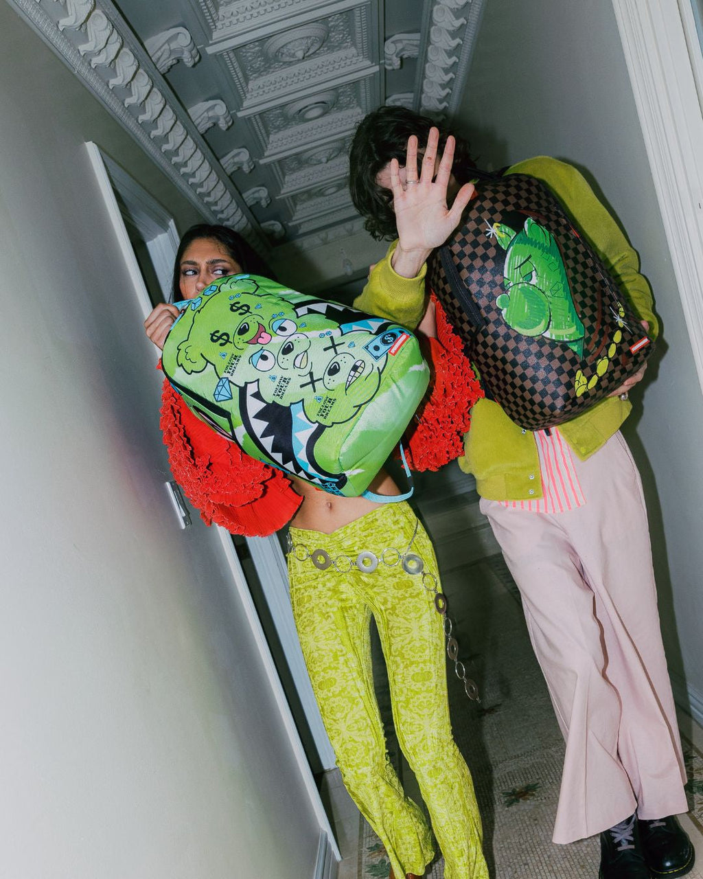 MONEY BEAR SEEING TRIPLE DLXSR BACKPACK