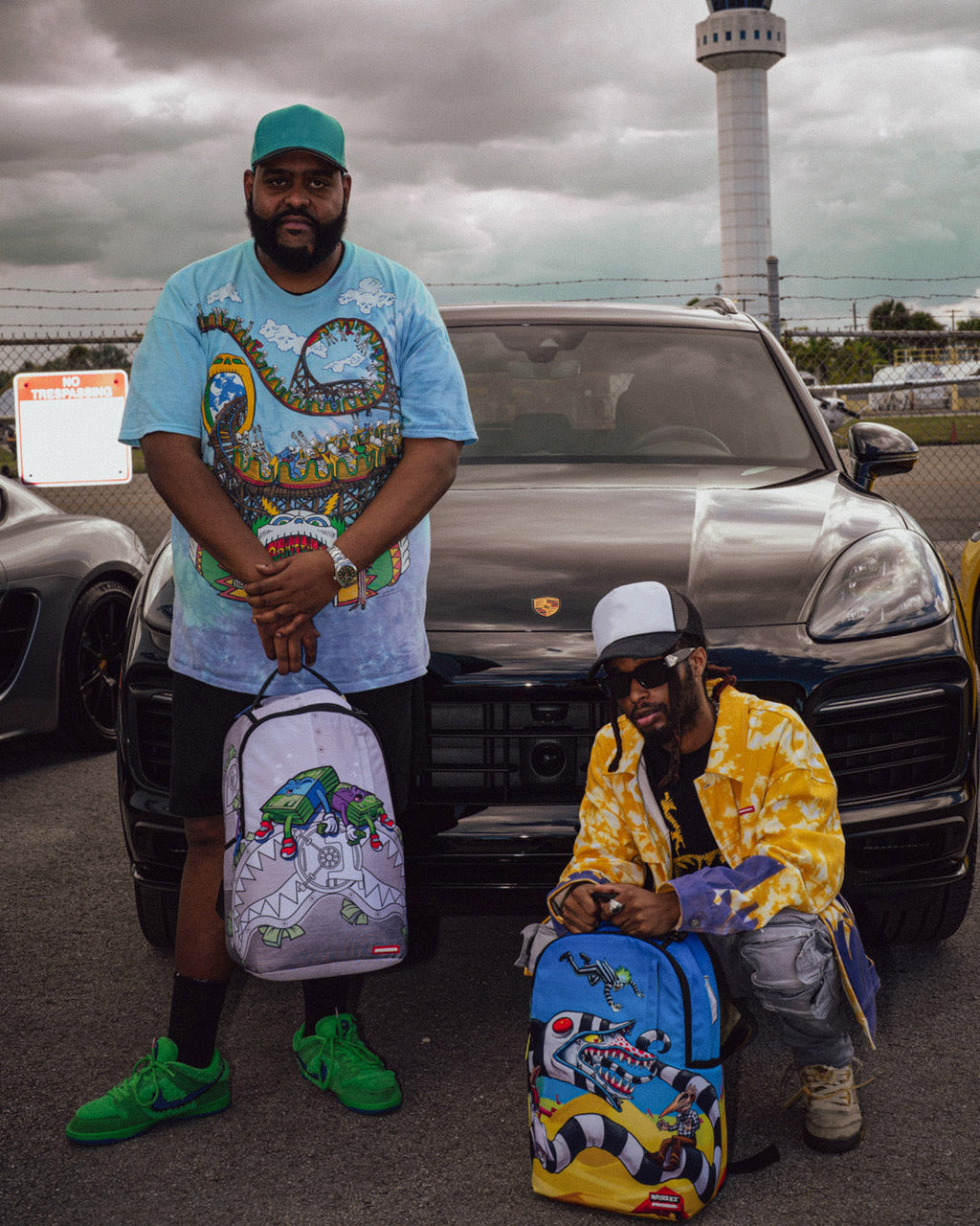 MONEY BOYS I MAKE MONEY WHILE I SLEEP KNAPSACK (DLXR)