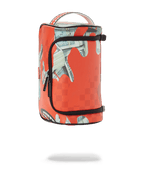 MONEY CAMO (RED) TOILETRY BAG