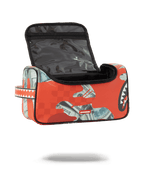 MONEY CAMO (RED) TOILETRY BAG
