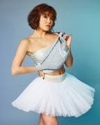 MIRASHAKU IRIDESCENT QUILT SAVVY CROSSBODY