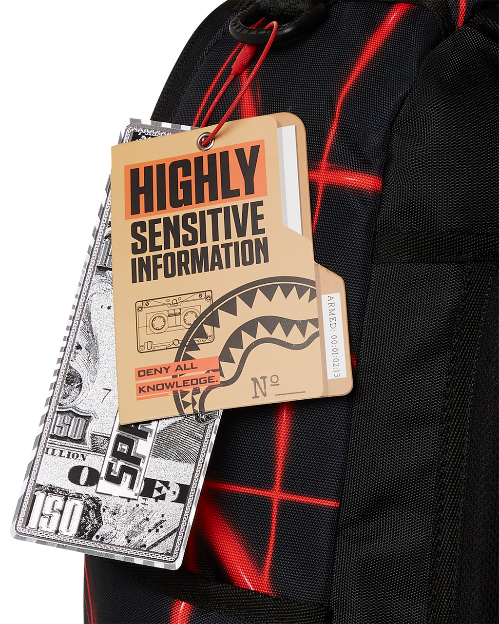 MISSION IMPOSSIBLE HEIST LASER SHARK BACKPACK
