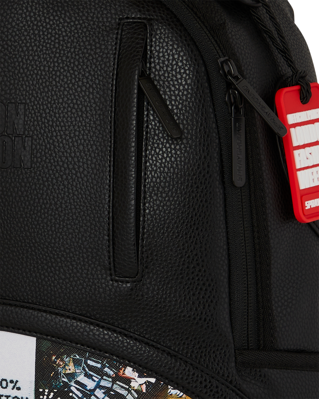 LONDON FASHION WEEK MOODBOARD MONTAGE BACKPACK