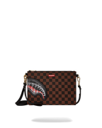 LENTICULAR EFFECTS CROSSOVER CLUTCH W/ SHOULDER STRAP