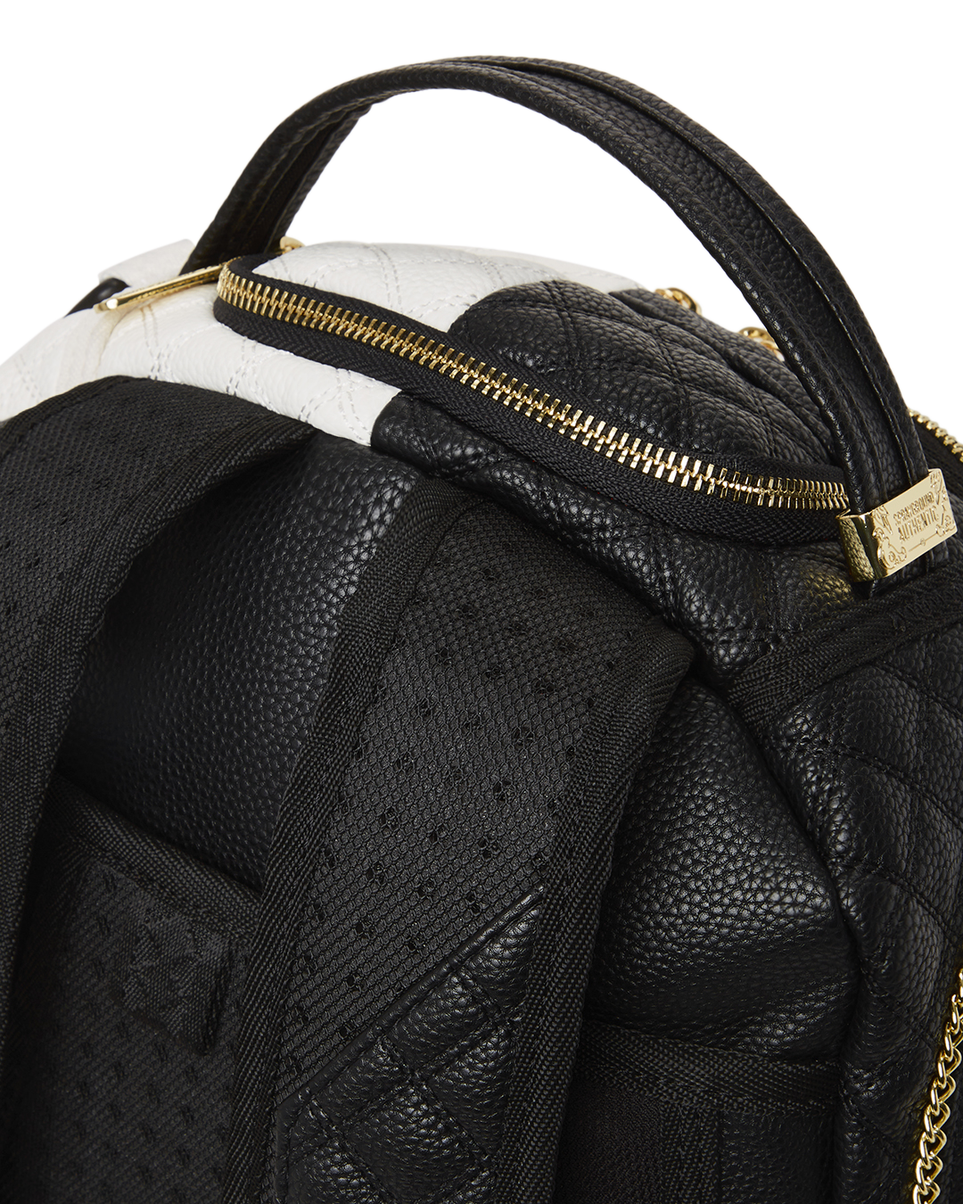 LEVELED UP SPLIT QUILT SHARK BACKPACK (DLXV)