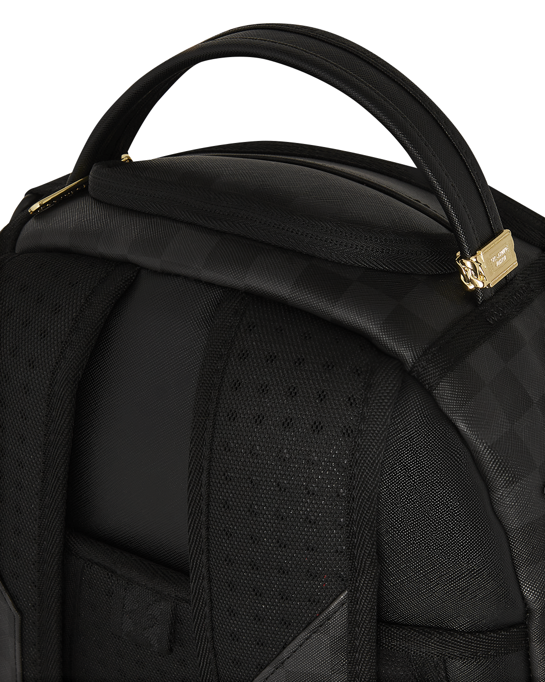 LIGHTS OUT SHARKS IN PARIS CHENILLE SHARK BACKPACK