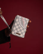KNIT SHARKS IN PARIS IN CREAM WALLET
