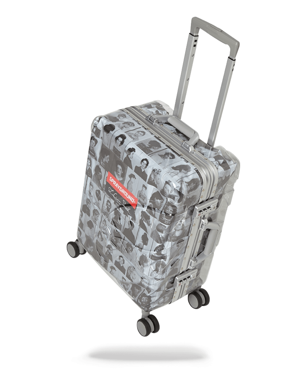 LAQUAN SMITH EMBOSSED CLEAR 3M CARRY-ON