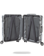 LAQUAN SMITH EMBOSSED CLEAR 3M CARRY-ON