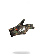 LEFT RED / RIGHT CAMO MONEY DRIPS GLOVES