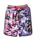 KIDS SPLIT CAMO SWIM TRUNKS