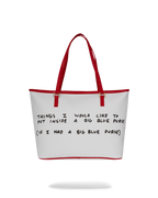 KEITH HARING THE BIG BLUE PURSE ART TOTE