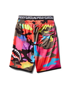 KIDS CAMOBURST SWIM TRUNKS