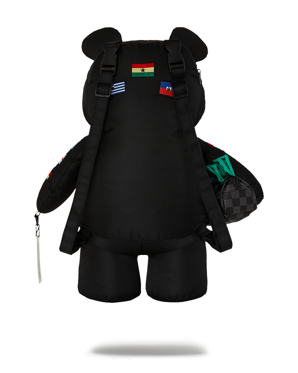 JAMES FIRST CLASS GLOBAL FLAGS MONEYBEAR BACKPACK
