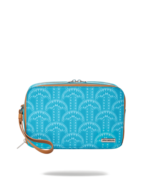 ILLUCHAINS TURQ TOILETRY BAG