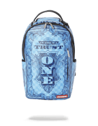 IN GOD WE TRUST BLUE BACKPACK (ONE OF ONE)