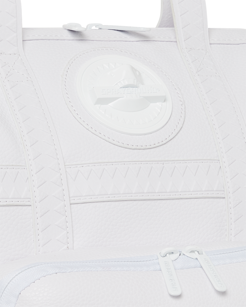 HEAVY METAL SHARK WHITE OUT BIZ TOP OPENER BACKPACK