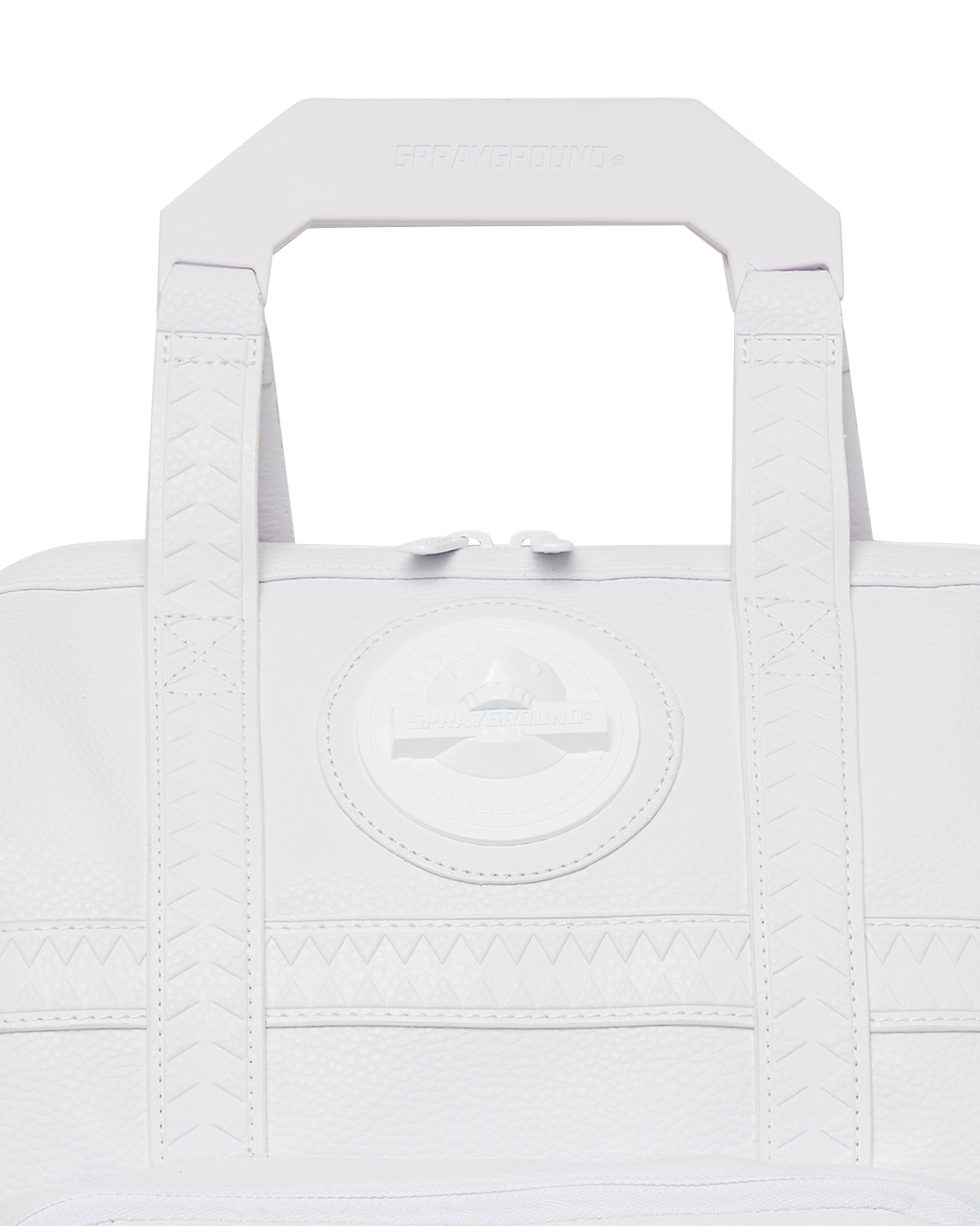 HEAVY METAL SHARK WHITE OUT BIZ TOP OPENER BACKPACK