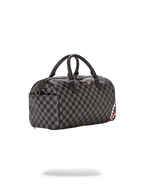 GREY CHECKERED SHARKS IN PARIS MINI DUFFLE