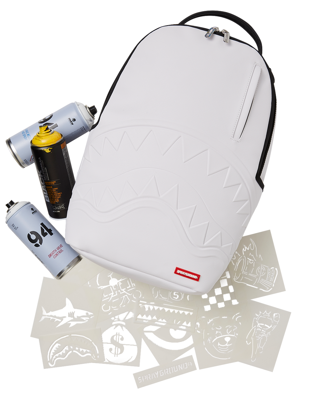 GRAFFITI ARTIST - DESIGN YOUR OWN BACKPACK - 9 STENCILS INCLUDED
