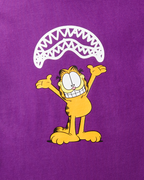 GARFIELD SHARKMOUTH GRAPHIC T-SHIRT (PURPLE)